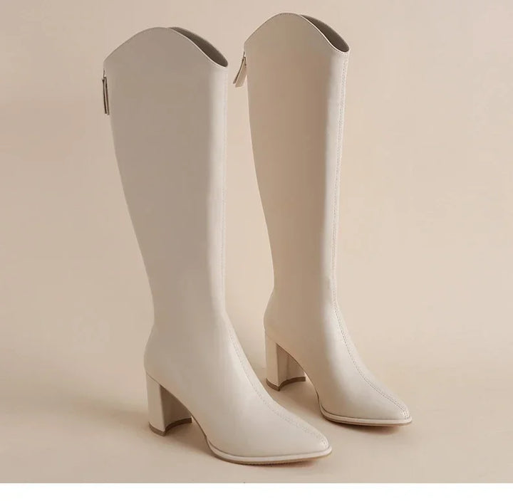 High leatherette boots - WIN