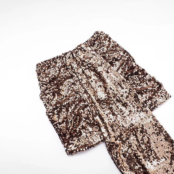 Two-piece set: sequin mini skirt and blouse - ZOEY