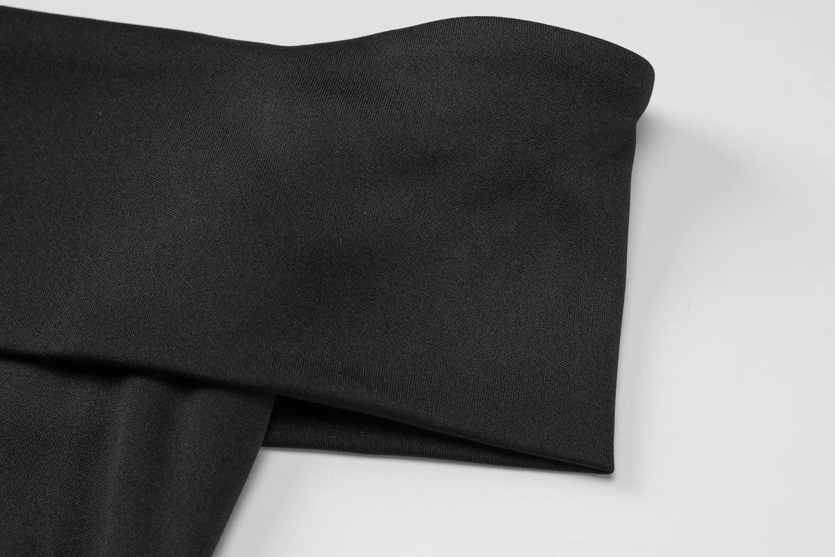 שמלת מידי בגזרת A כתפיים חשופות - רונאל