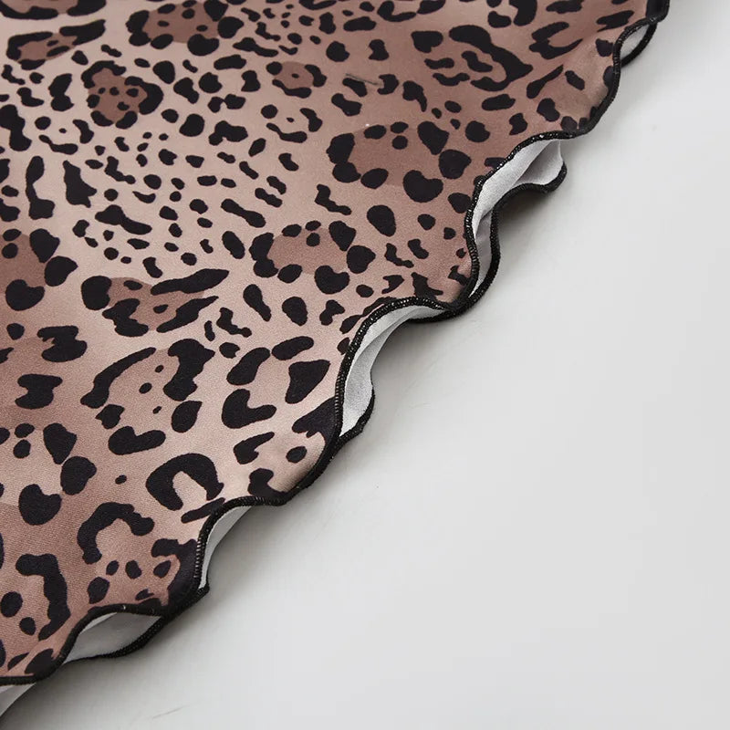 שמלת מקסי סטרפלס מנומרת - פרידה