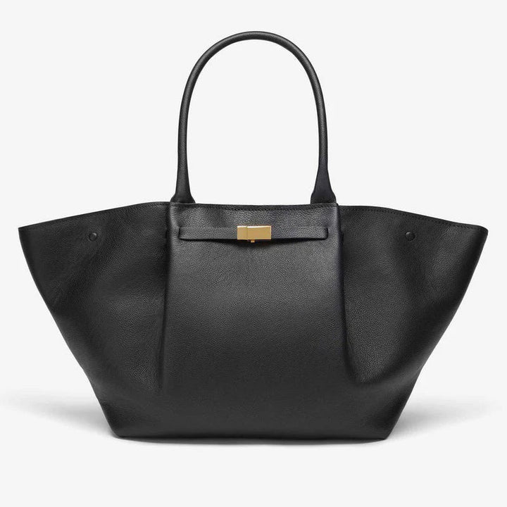 Leather / suede bag with classic design