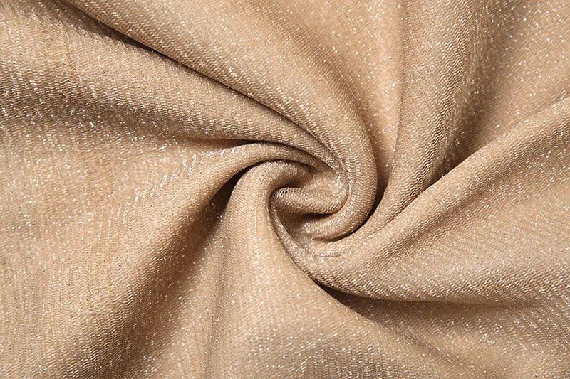 שמלת מקסי רשת נצנצים בעיצוב כיווצים וקשירה בעיטור שסע - August