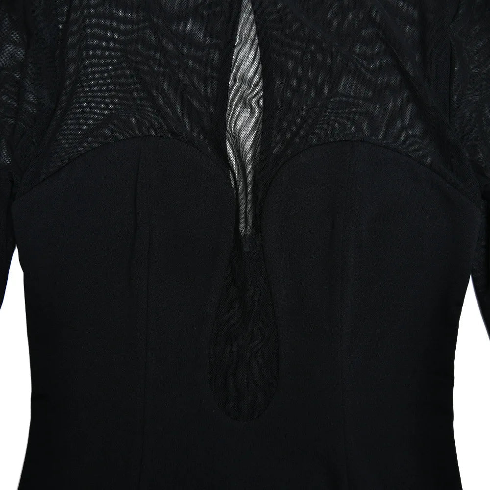 שמלת מידי בשילוב שיפון - תניר