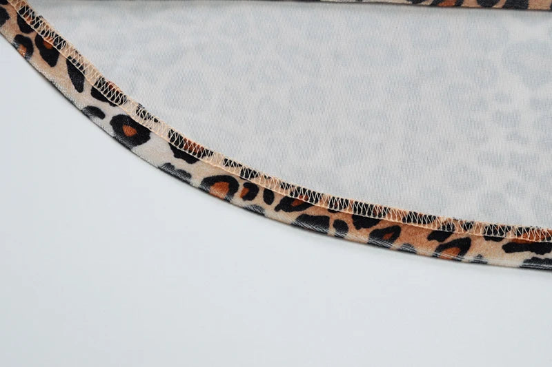 שמלת מקסי קטיפה מנומרת בטן חשופה - פומה