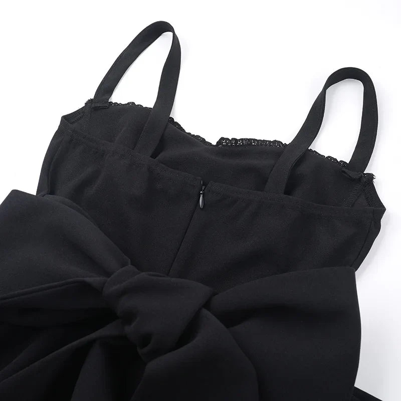 שמלת מיני בגזרת A בעיטור פפיון בגב - Ramona