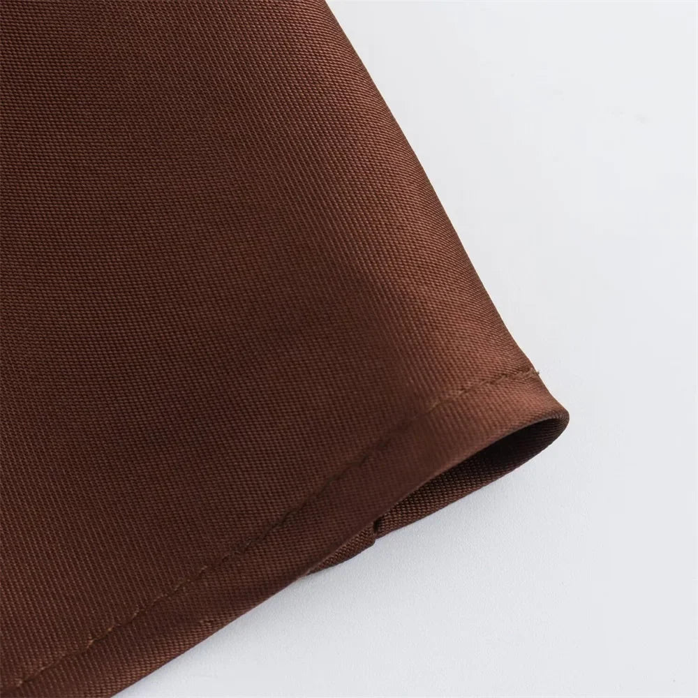 שמלת מקסי סאטן קולר גב פתוח - NURA