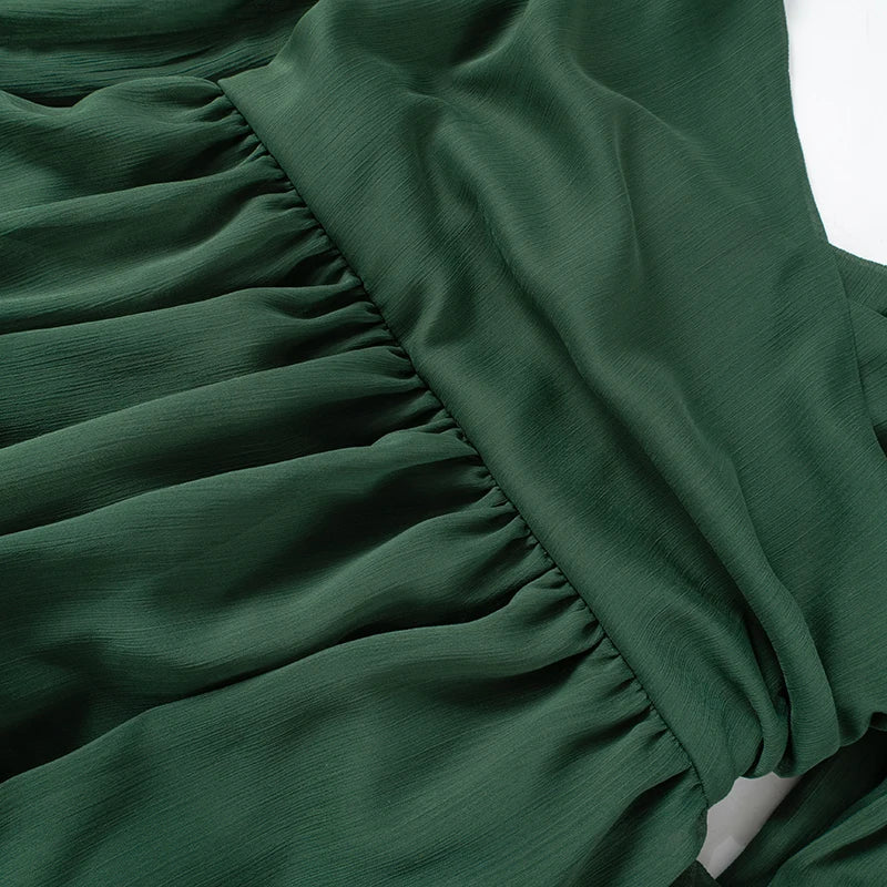 שמלת מיני מלמלה שרוולים פתוחים - הללי