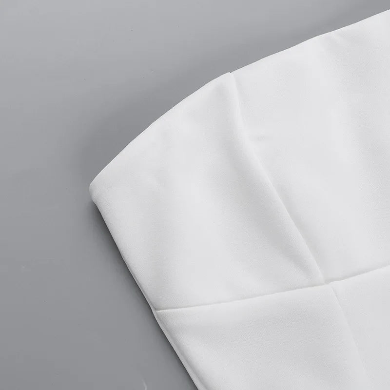 שמלת מיני סטרפלס בגזרת A - לולה