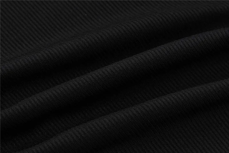 חליפת חלק אחד סרוגה כתפיים חשופות - מיי