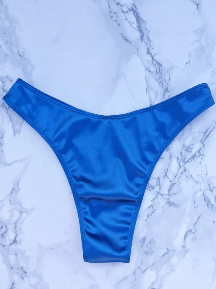 בגד ים סטרפלס גזרה גבוהה - ARIEL