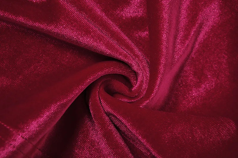 שמלת מיני קטיפה מלמלה בגזרת A - SOFIA