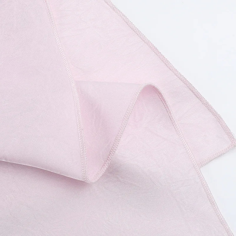 שמלת מקסי סאטן בעיטור שסע - לינדה