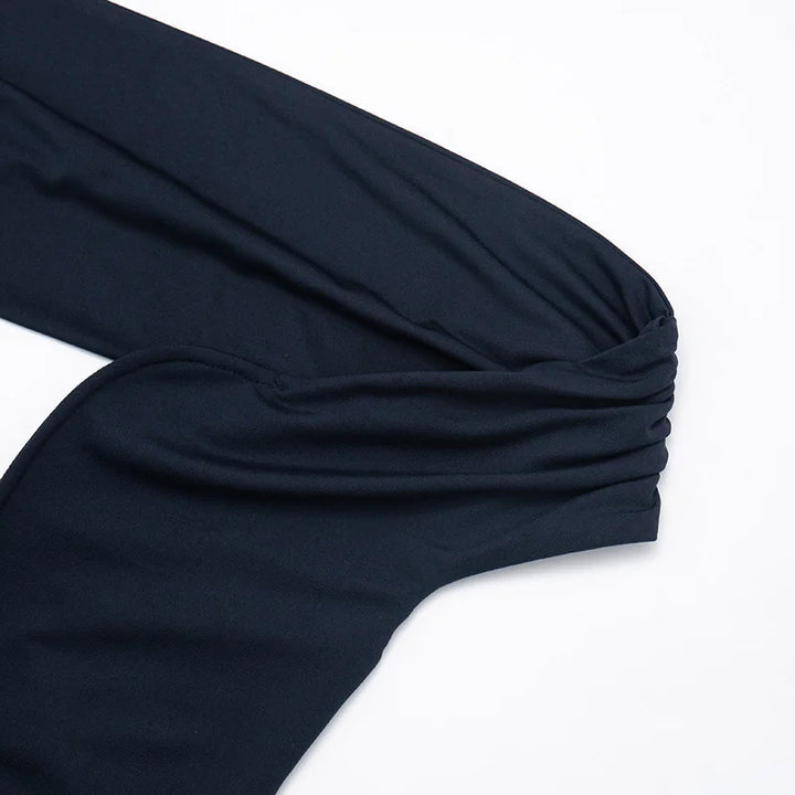 Off-the-shoulder ruched maxi dress with ruched design - Fabiana