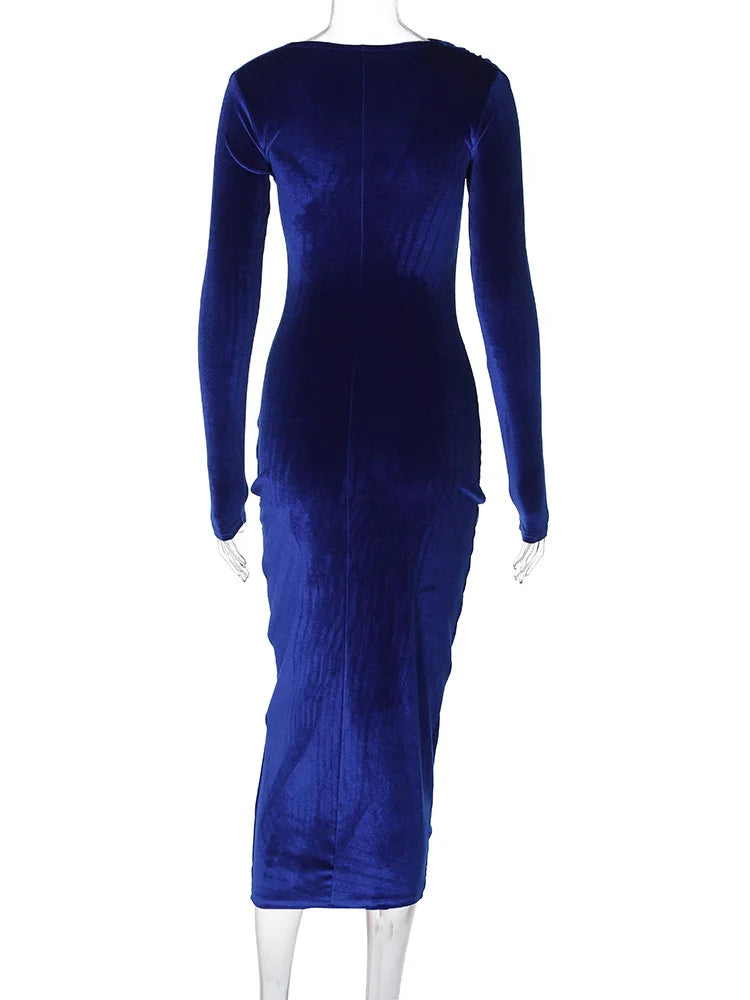 שמלת מידי קטיפה - לורנזה