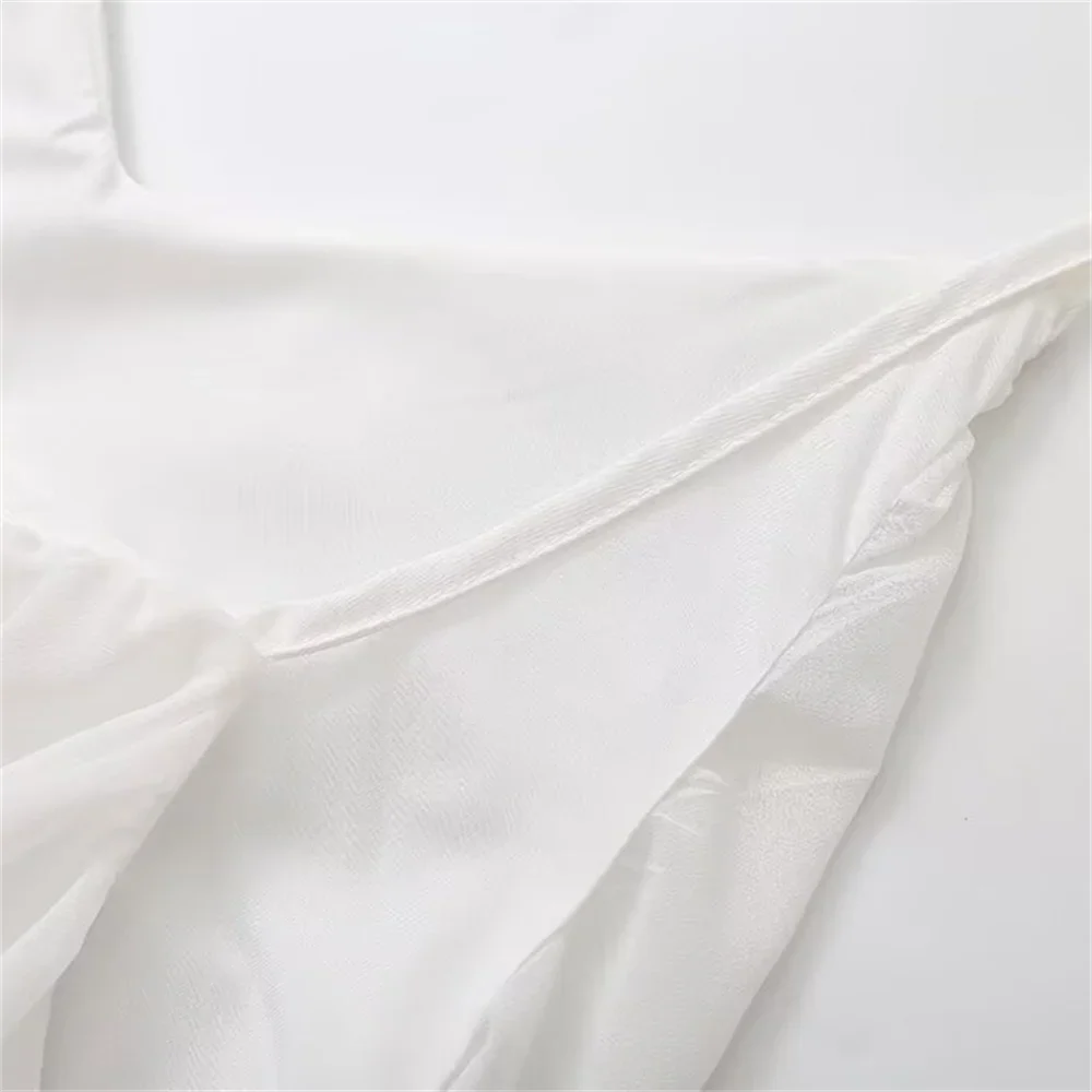 שמלת מיני שיפון מלמלה גב פתוח - פנלופה