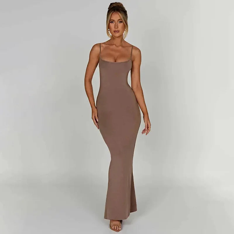 שמלת מקסי צמודה - אניטה