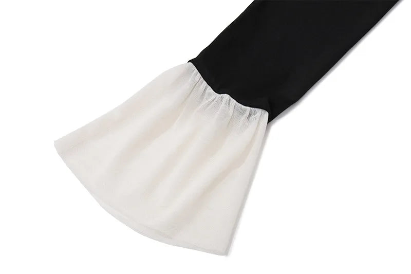 שמלת ערב מיני אלגנטית כתפיים חשופות - לאב