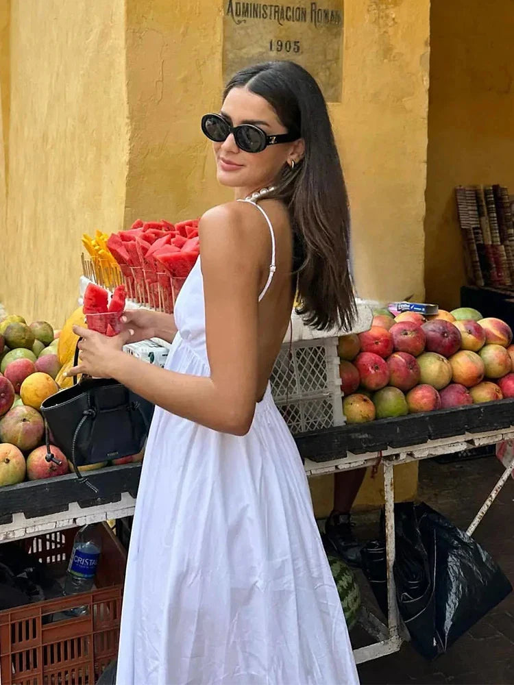 שמלת מקסי קלילה גב פתוח -ליאה