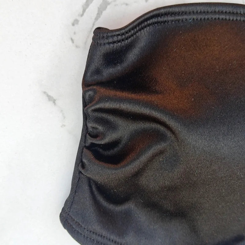 בגד ים סטרפלס גזרה גבוהה - ARIEL