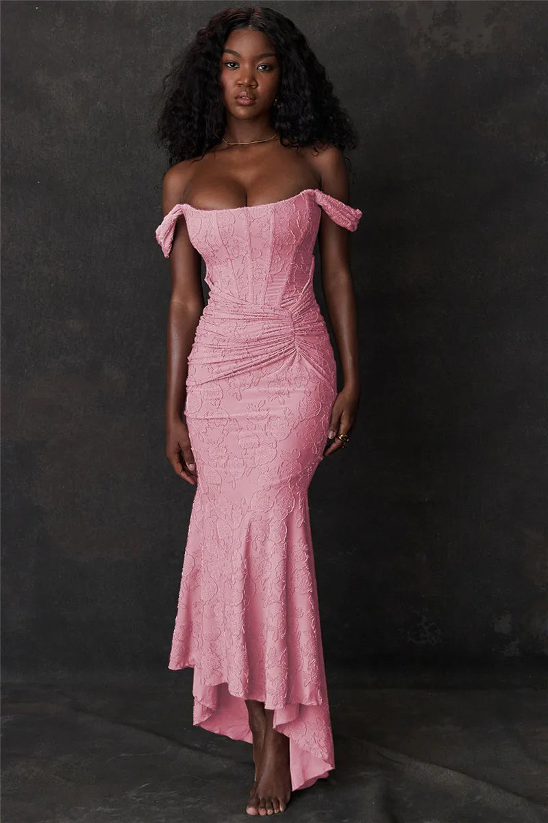 שמלת מקסי תחרה - הילאי