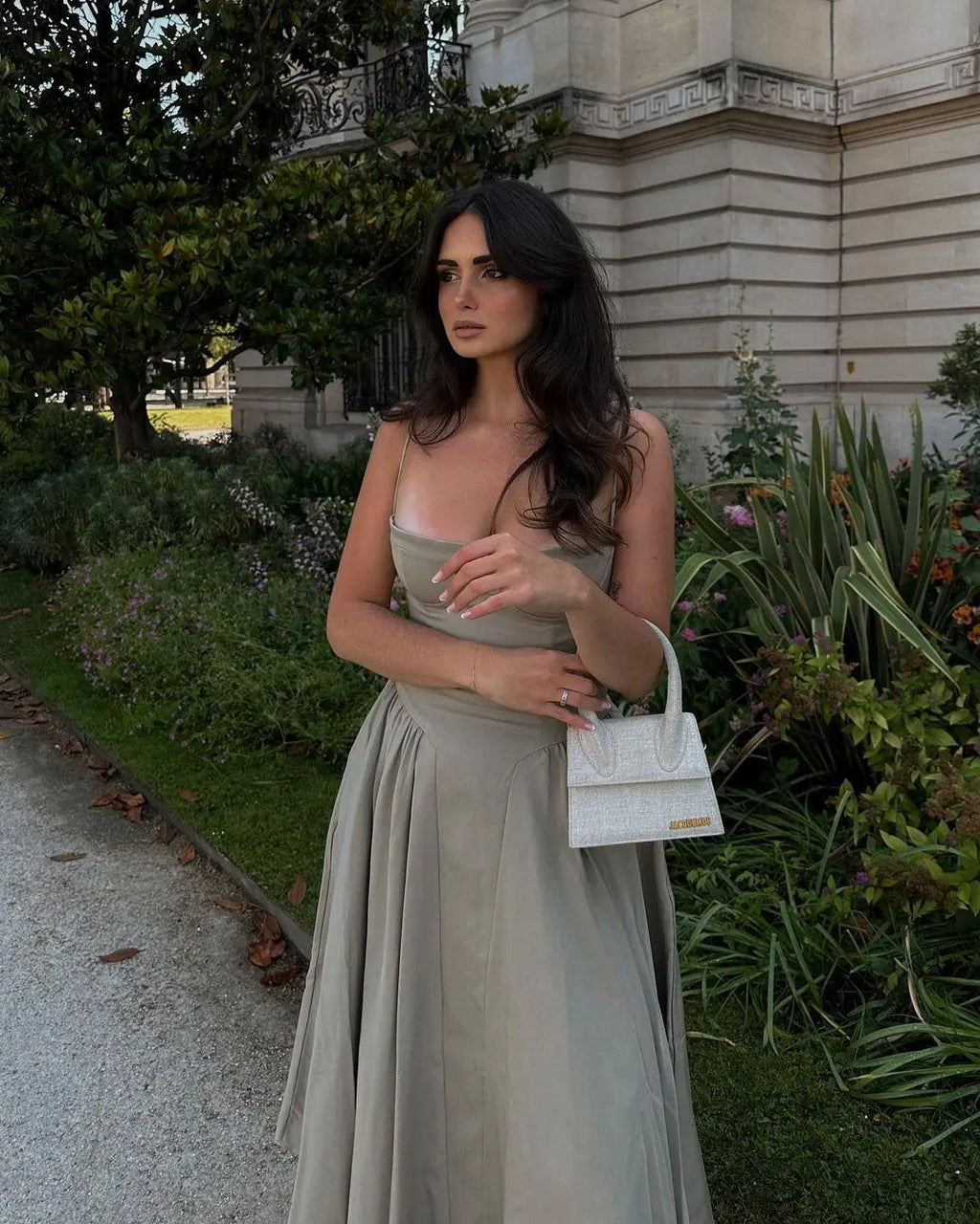 שמלת מידי וינטאג' בסגנון כפרי - מאלי