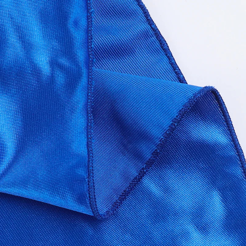 שמלת ערב מקסי סאטן בעיצוב כיווצים ושסע - קריסטי