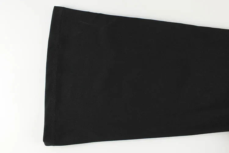 סט שני חלקים בעיצוב פתחים טופ קולר ומכנס פדלפון - סטייס