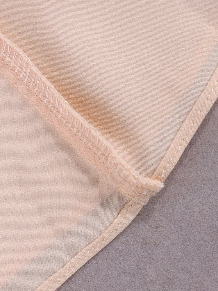 שמלת מיני סטרפלס בעיצוב מחוך סאטן - ליליה