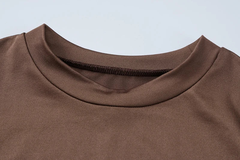 שמלת מקסי צנועה בעיצוב כיווצים - אודיה