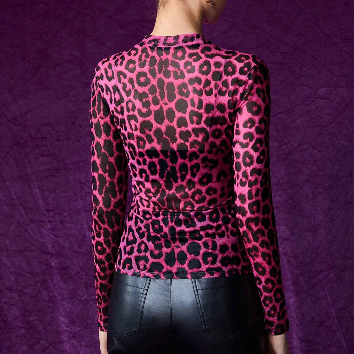 חולצת מנומרת שקופה - Siena