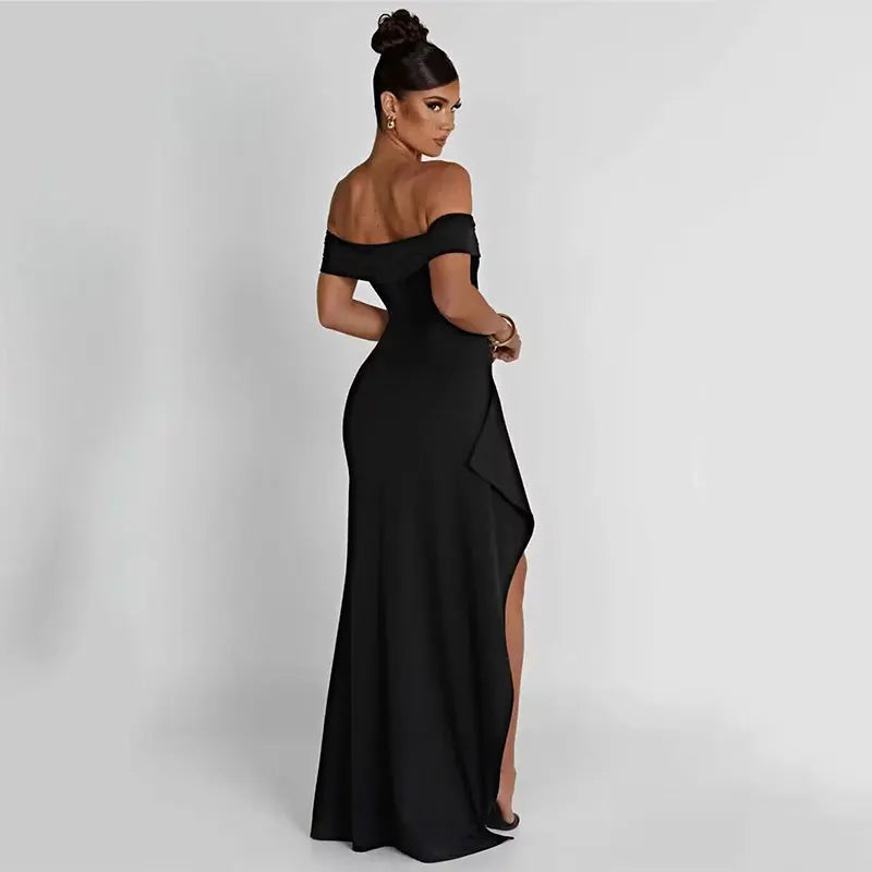 שמלת מקסי כתפיים חשופות - ג'ודי