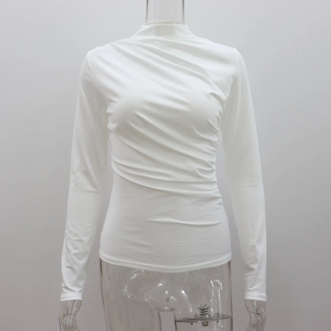 Long sleeve wrinkled shirt - Aya