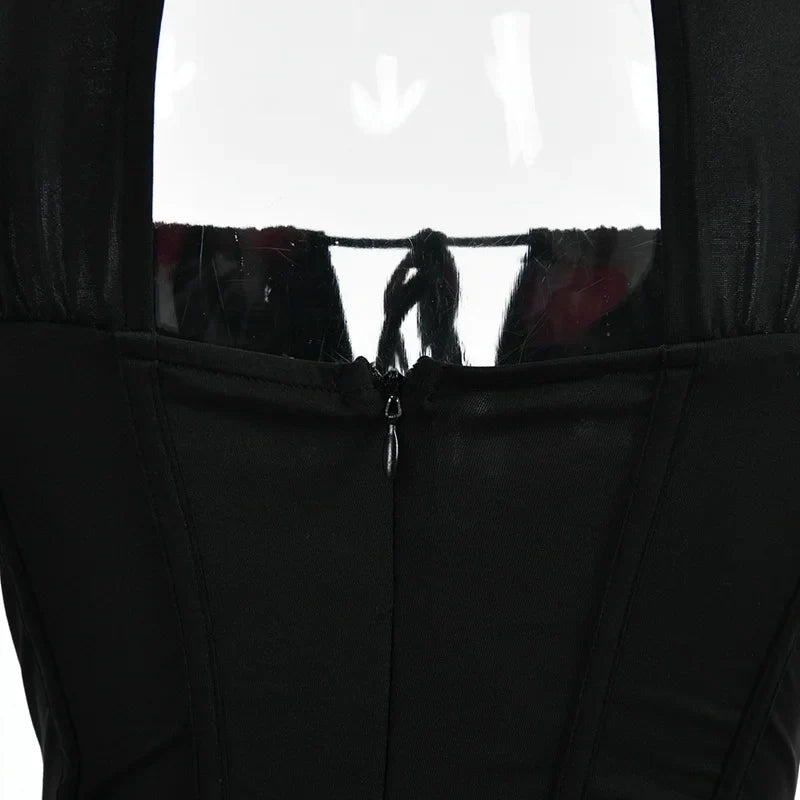 שמלת מיני בעיצוב מחוך וקשירה - KASIE