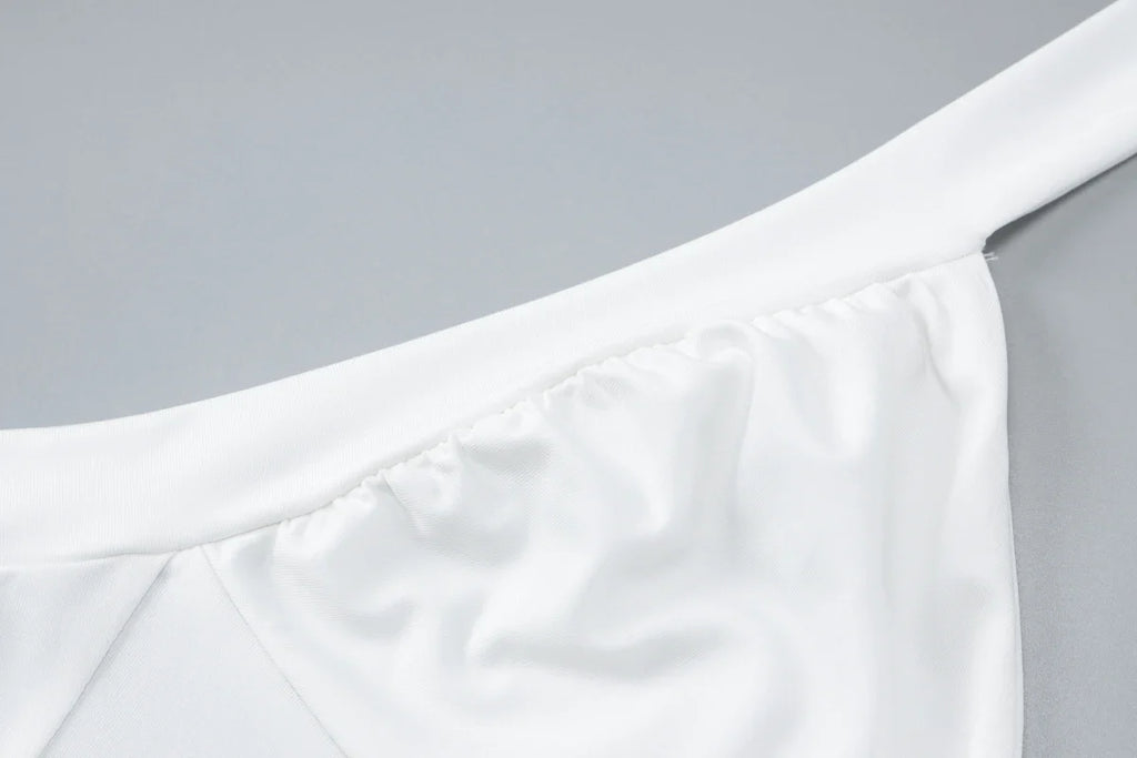 שמלת מיני צמודה גב פתוח - Lana