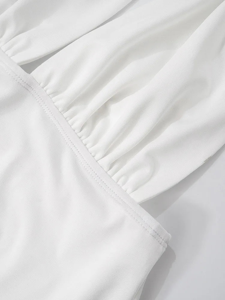 שמלת מקסי בוהו בעיצוב קשירות בעיטור אבזמי זהב - מיכאלה