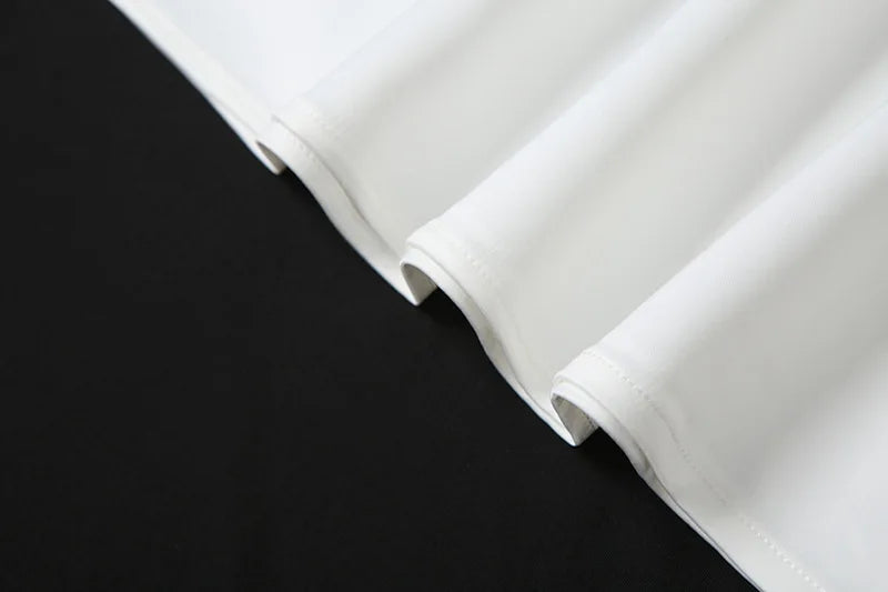 סט שני חלקים חצאית סאטן ומחוך סטרפלס תחרה - אריזונה