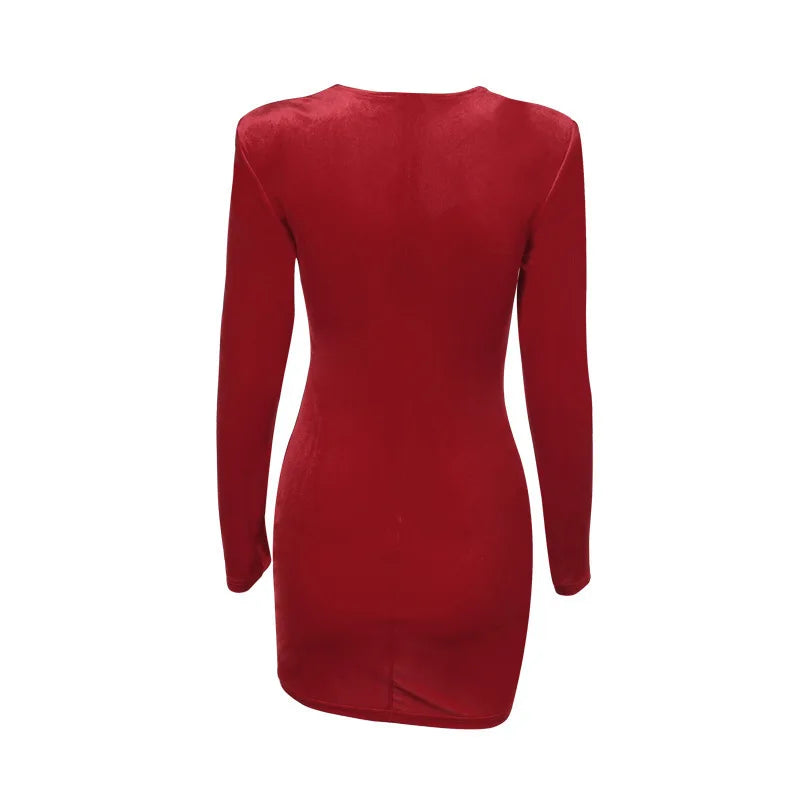 שמלת מיני קטיפה - לוליתה