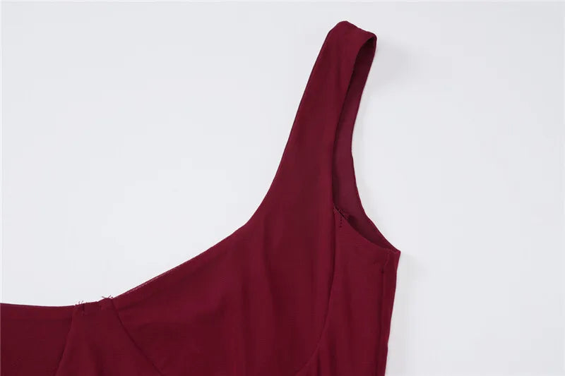 שמלת מקסי בעיצוב בגד גוף ושיפון - Kai