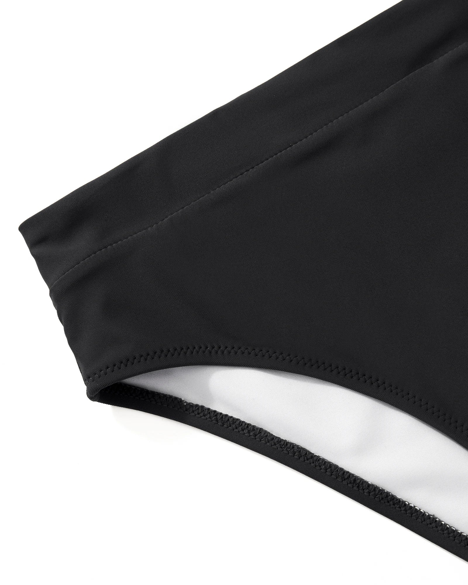 ביקיני תחתון גזרה גבוהה מחטב חזייה בקישוט קשר למראה מוצמד ומורם - שריל