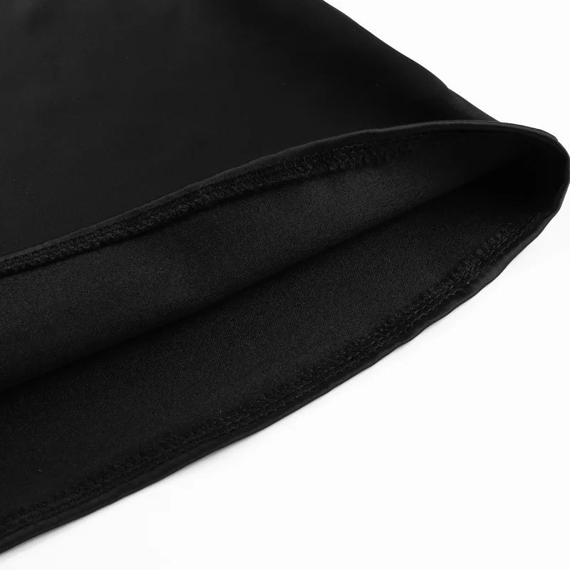 שמלת מיני סאטן שרוולי תחרה - פאר