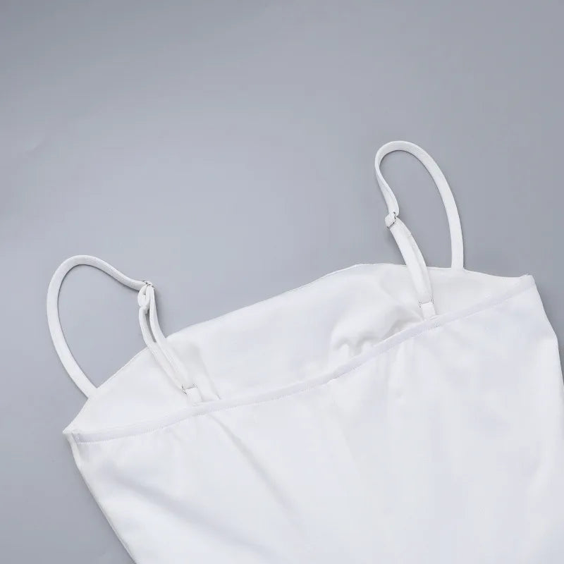 שמלת מקסי בעיצוב כפרי בגזרת A כתפיות ספגטי - Joelle