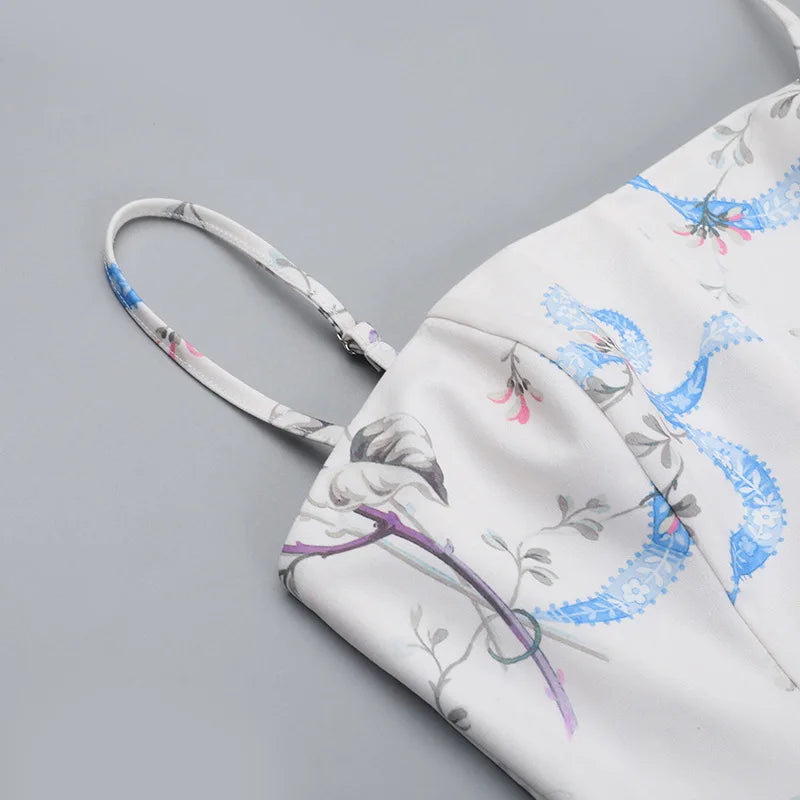 שמלת מקסי פרחונית בגזרת A - ונציה