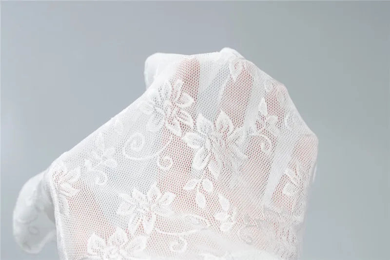 סט תחרה שני חלקים טופ גופיה וחצאית מקסי - מישל