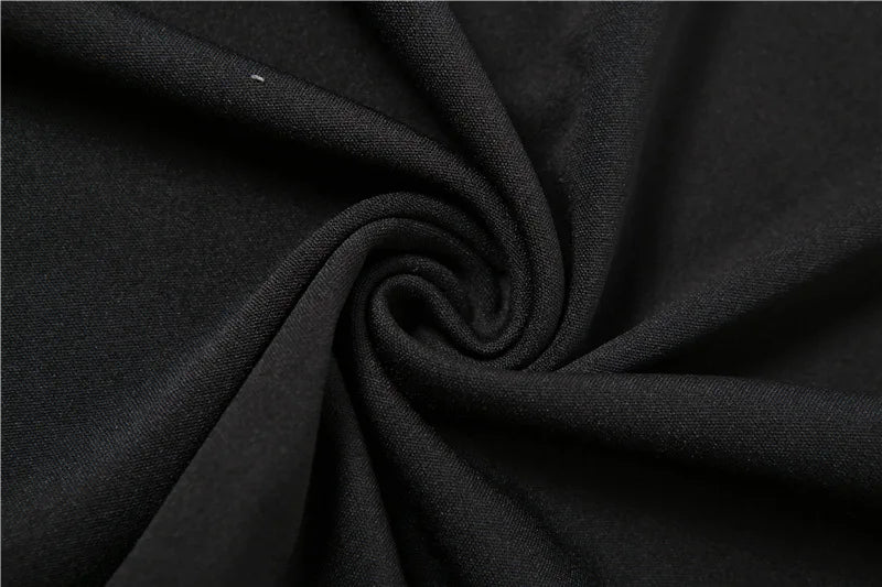 שמלת ערב מקסי סטרפלס מחויטת בד מחטב ומחמיא - ג'ון