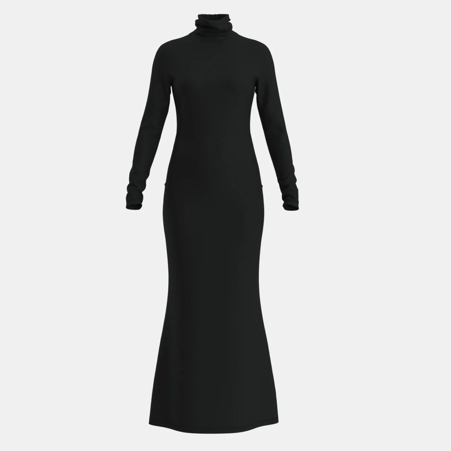 שמלת מקסי צווארון גולף - Mabel