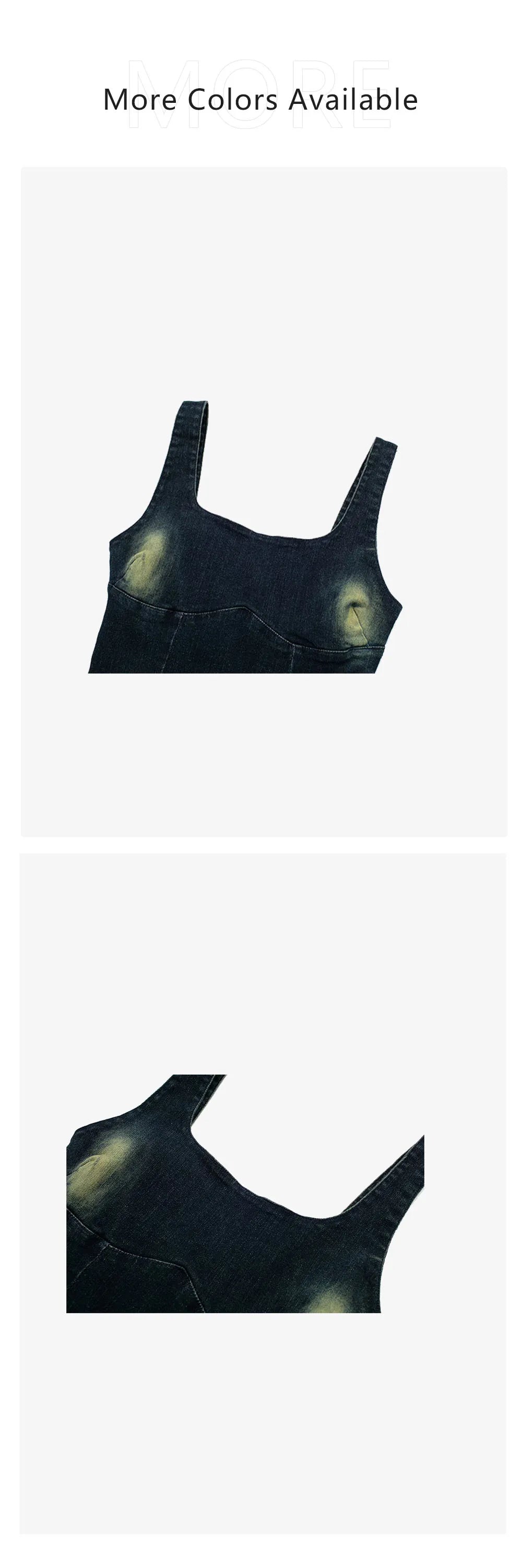 שמלת מידי ג'ינס צמודה - רוס