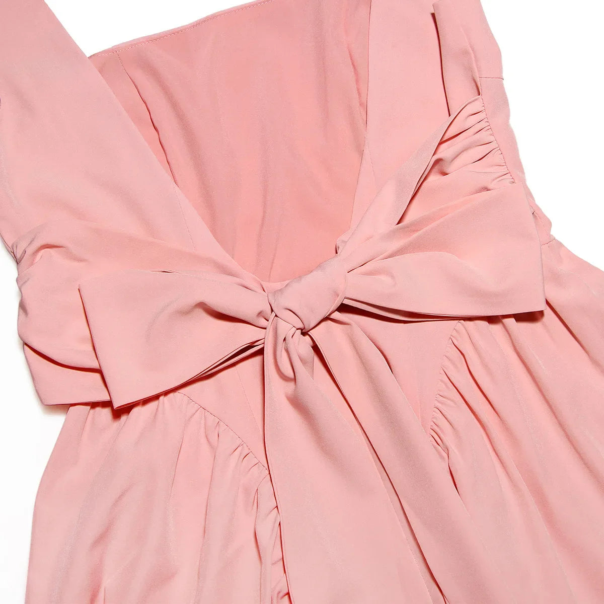 שמלת מיני בגזרת A קשירת פפיון מאחורה - לינדה