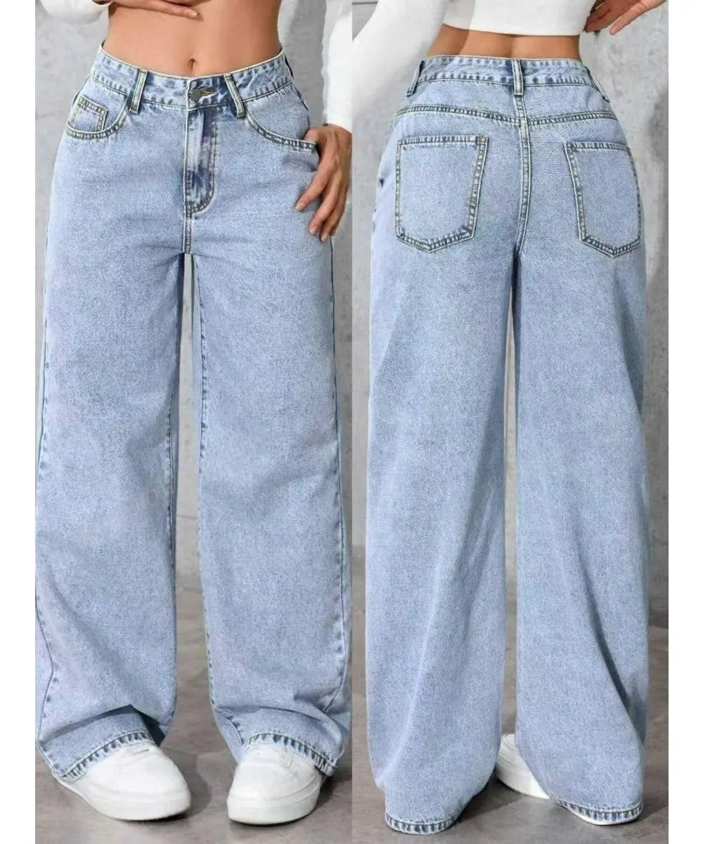 Light blue LOOSE jeans