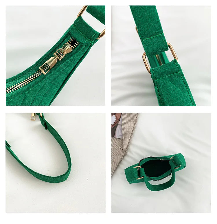 Faux leather bag with rough texture design