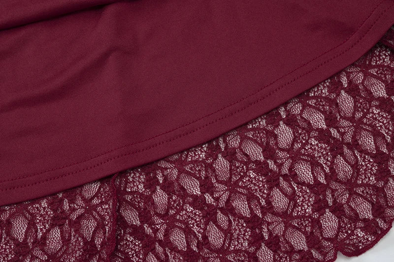 שמלת מיני תחרה מלמלה - גלינה